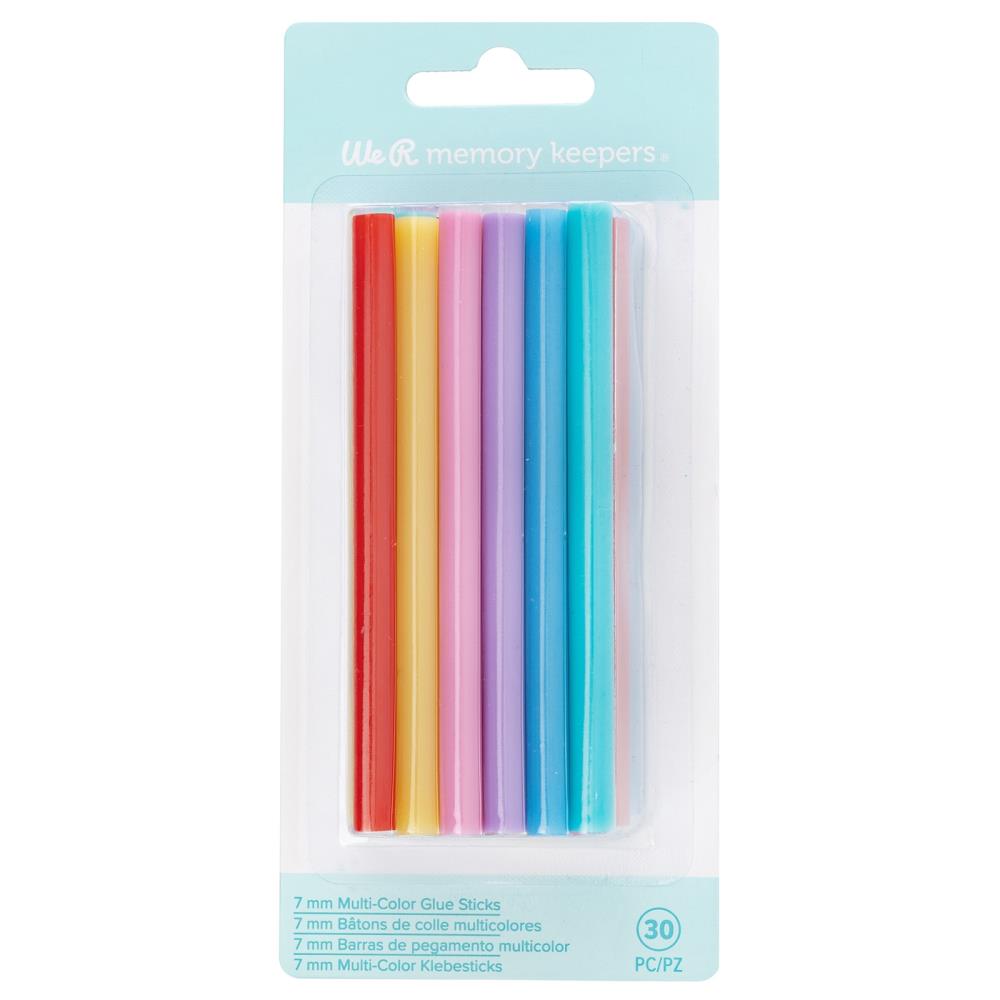 We R Memory Keepers - Creative Flow Hot Glue Sticks - Clear 30/Pkg