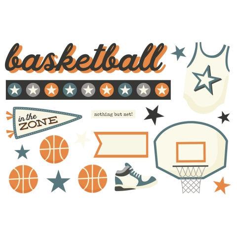 Simple Stories - Basketball - Simple Pages Page Pieces