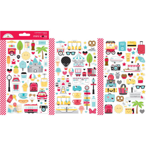 Doodlebug - Fun at the Park - Mini Icon Stickers / 7313