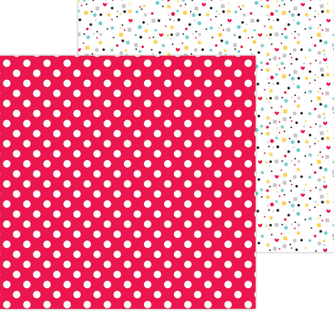 Doodlebug - Fun at the Park - 12x12 Single Sheets - Mini Dot / 7329