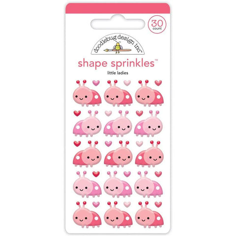 Doodlebug - Lots of Love - Little Ladies Shape Sprinkles / 7957