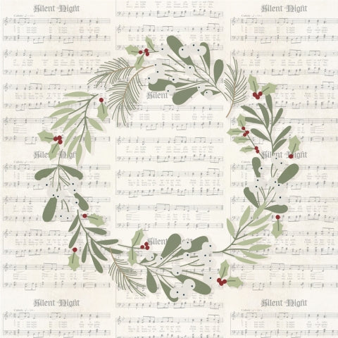 Simple Stories - Silent Night - 12x12 Single Sheets - Reason For The Season