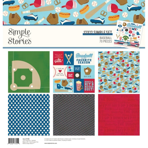 Simple Stories - Baseball - 12x12 Collection Kit