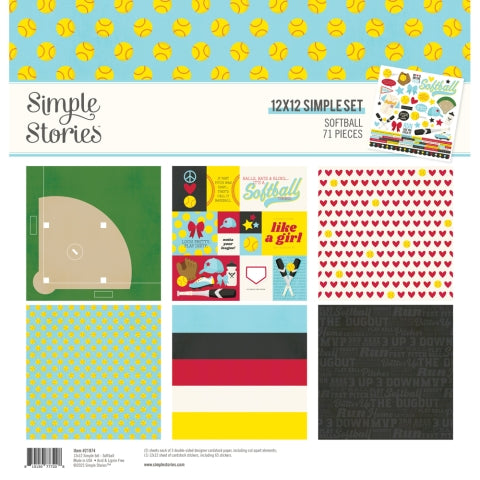 Simple Stories - Softball - 12x12 Collection Kit