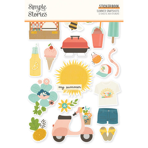 Simple Stories - Summer Snapshots - Sticker Book