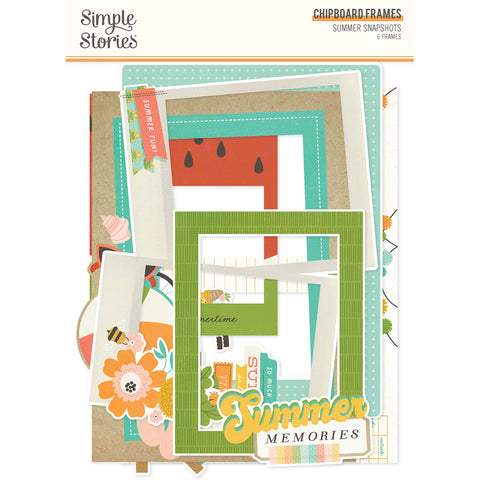 Simple Stories - Summer Snapshots - Chipboard Frames