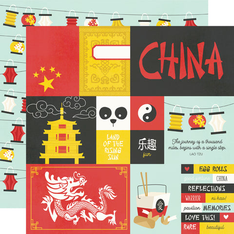 Simple Stories - Say Cheese Epic - 12x12 Single Sheet - China