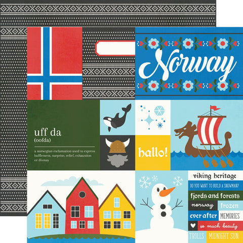 Simple Stories - Say Cheese Epic - 12x12 Single Sheet - Norway