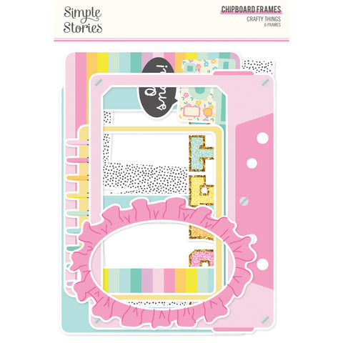 Simple Stories - Crafty Things - Chipboard Frames