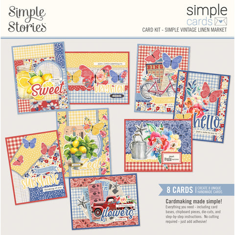 Simple Stories - Simple Vintage Linen Market - Simple Cards Card Kit