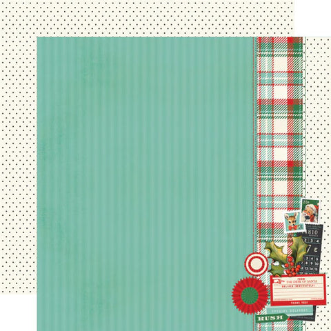 Simple Stories - Holly Jolly - For Goodness Sake! - 12x12 Single Sheet