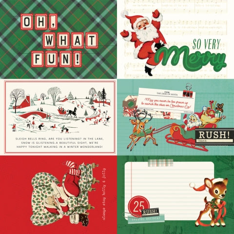 Simple Stories - Holly Jolly - 4x6 Elements - 12x12 Single Sheet