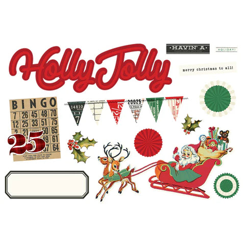 Simple Stories - Holly Jolly - Simple Pages Page Pieces