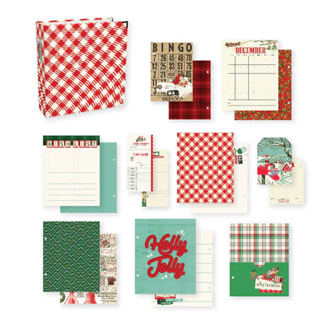 Simple Stories - Holly Jolly - 6x8 S@p! - Holiday Binder