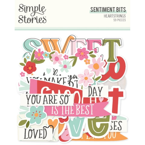 Simple Stories - Heartstrings - Sentiment Bits & Pieces