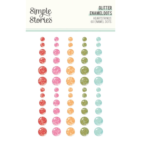 Simple Stories - Heartstrings - Glitter Enamel Dots