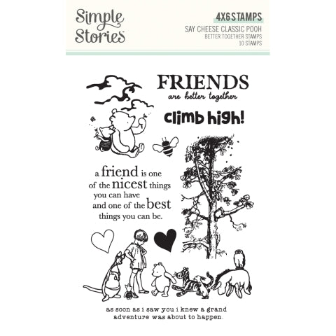 Simple Stories - Say Cheese Classic Pooh - Better Together Stamps - PRE-ORDER - Ship Mid-January 2025