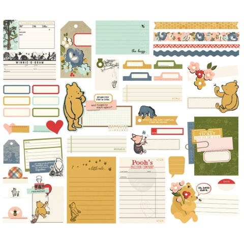 Simple Stories - Say Cheese Classic Pooh - Journal Bits & Pieces - PRE-ORDER - Ship Mid-January 2025