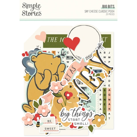 Simple Stories - Say Cheese Classic Pooh - Big Bits & Pieces - PRE-ORDER - Ship Mid-January 2025