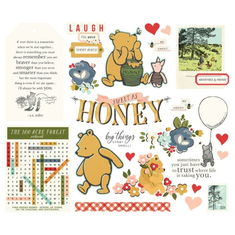 Simple Stories - Say Cheese Classic Pooh - Big Bits & Pieces - PRE-ORDER - Ship Mid-January 2025