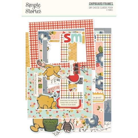 Simple Stories - Say Cheese Classic Pooh - Chipboard Frames - PRE-ORDER - Ship Mid-January 2025