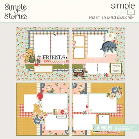 Simple Stories - Say Cheese Classic Pooh - Simple Pages Page Kit - PRE-ORDER - Ship Mid-January 2025