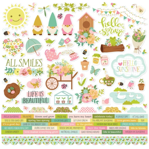 Simple Stories - Tea Garden - Cardstock Stickers