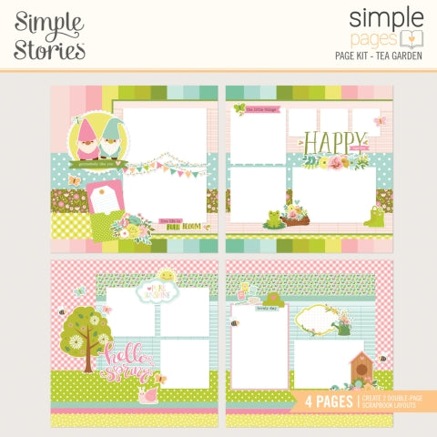 Simple Stories - Tea Garden - Simple Pages Page KIt