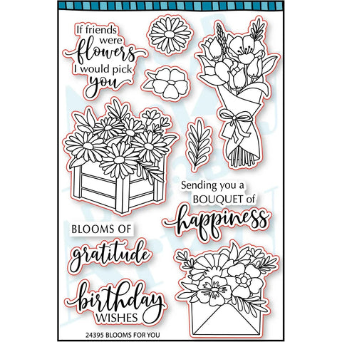 Dare 2B Artzy Bouquet of Happiness Stamp Set