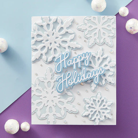 Spellbinders - Layering Snowflakes Etched Dies