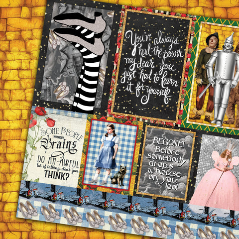 Country Craft Creations - The World Of OZ -8x8 - 28 Sheets