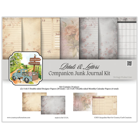 Petals & Letters Companion Junk Journal Kit