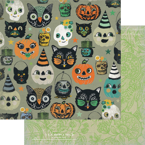 Fancy Pants - Hallow’s Eve 12x12 Single Sheet / Friendly Faces