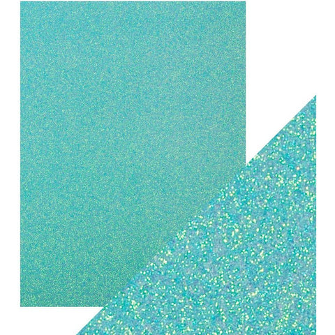 Tonic Studio - Craft Perfect Glitter Cardstock - Tropical Tide