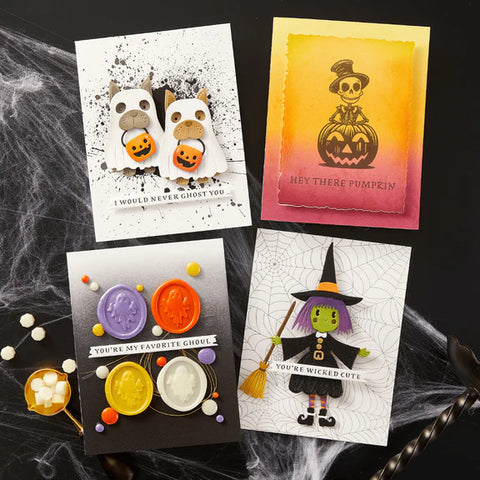 Spellbinders - Woof-or-Treat Etched Dies