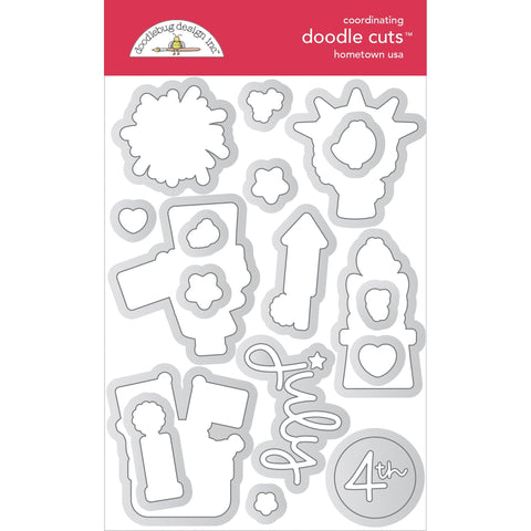 Doodlebug - Hometown USA Collection - Doodle Cuts - Hometown USA / 8522