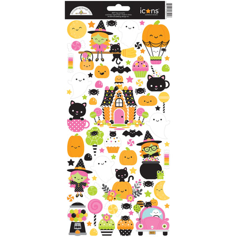 Doodlebug - Hey Pumpkin - Icon Stickers - Stickers / 8591