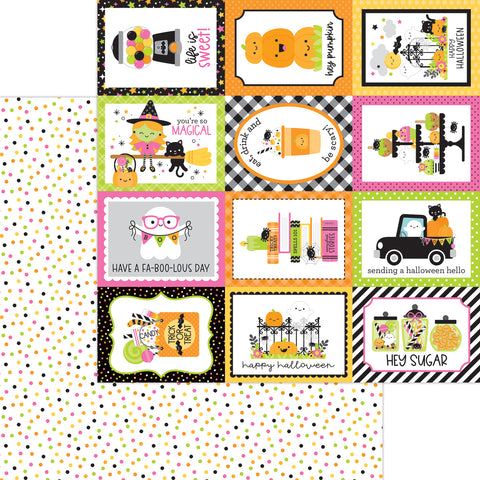 Doodlebug - Hey Pumpkin - 12x12 Single Sheets - Sprinkling of fun / 8599