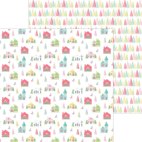 Doodlebug - Tinsel Time - 12x12 Single Sheets - Tinsel Town / 8762