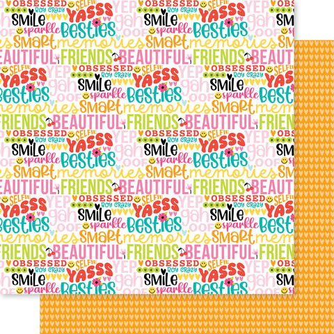 Bella Blvd - Teen Vibe Caitlyn - 12x12 Single Sheets - Chatterbox