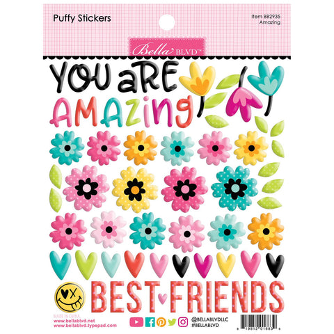 Bella Blvd - Teen Vibe Caitlyn - Puffy Stickers - Amazing