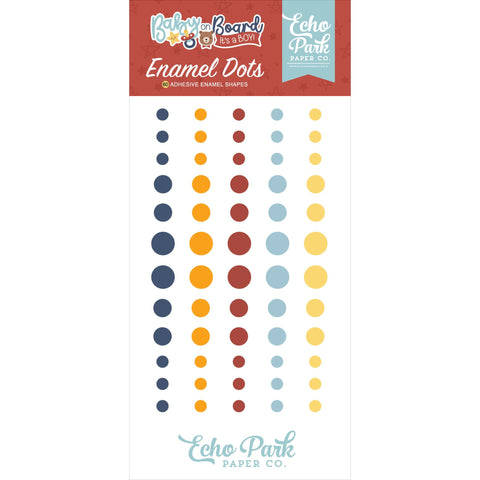 Echo Park - Baby On Board It's a Boy - Enamel Dots