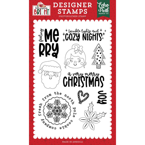 Echo Park - Baking Spirits Bright -Feeling Merry Stamp