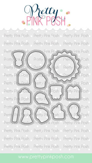 Pretty Pink Posh - Birthday Icons Coordinating Dies