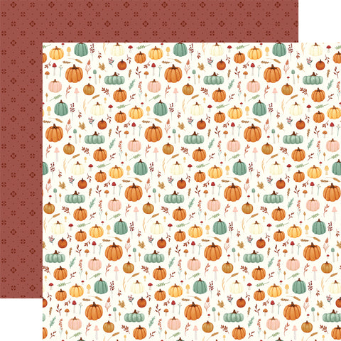 Carta Bella - Harvest - 12x12 Single Sheet / Autumn Picks