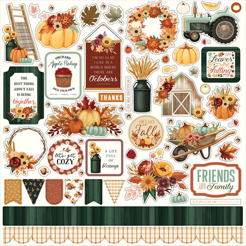 Carta Bella - Harvest - 12x12 Element Sticker Sheet