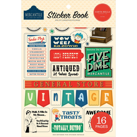 Carta Bella - Mercantile - Sticker Book