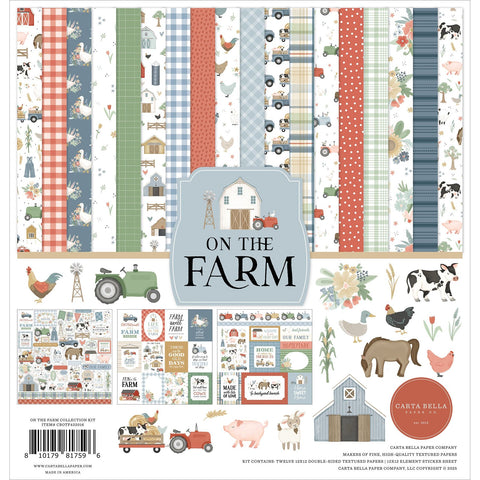 Carta Bella - On The Farm - 12x12 Collection Kit