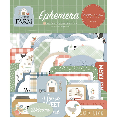 Carta Bella - On The Farm - Ephemera