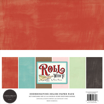 Carta Bella - Roll With It - 12x12 Coordinating Solids Kit